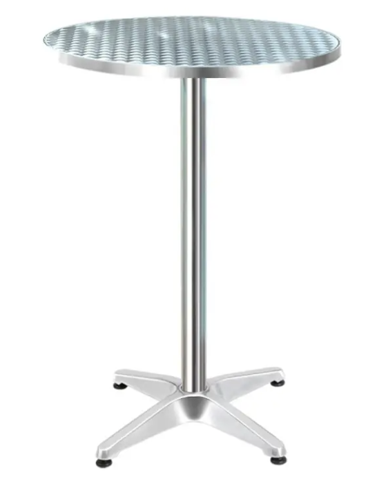 Cocktail/bar table – aluminium